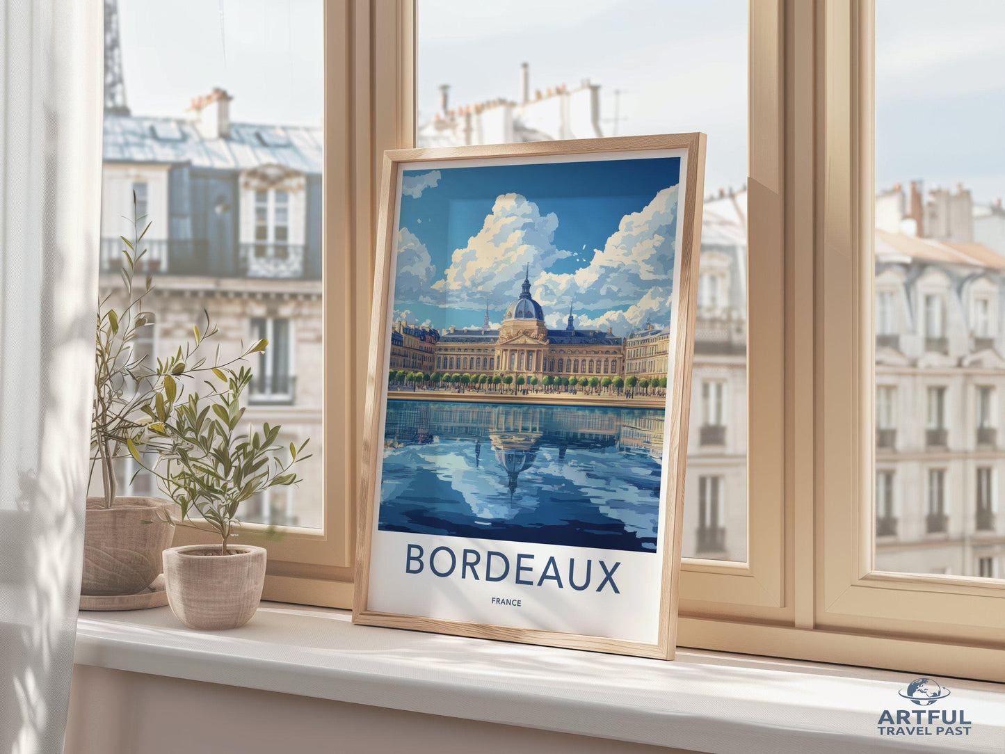 Bordeaux Poster - France Wall Art
