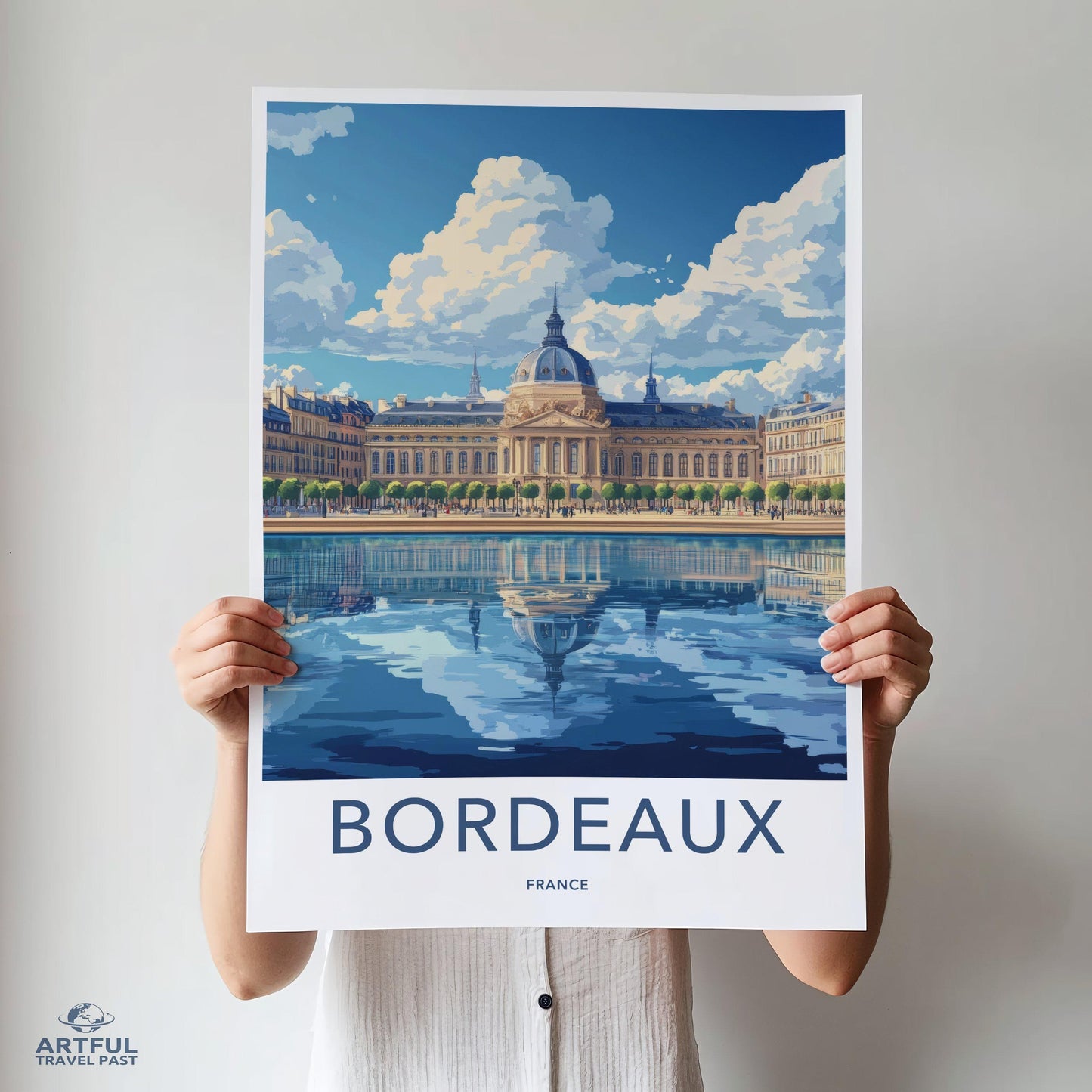 Bordeaux Poster - France Wall Art
