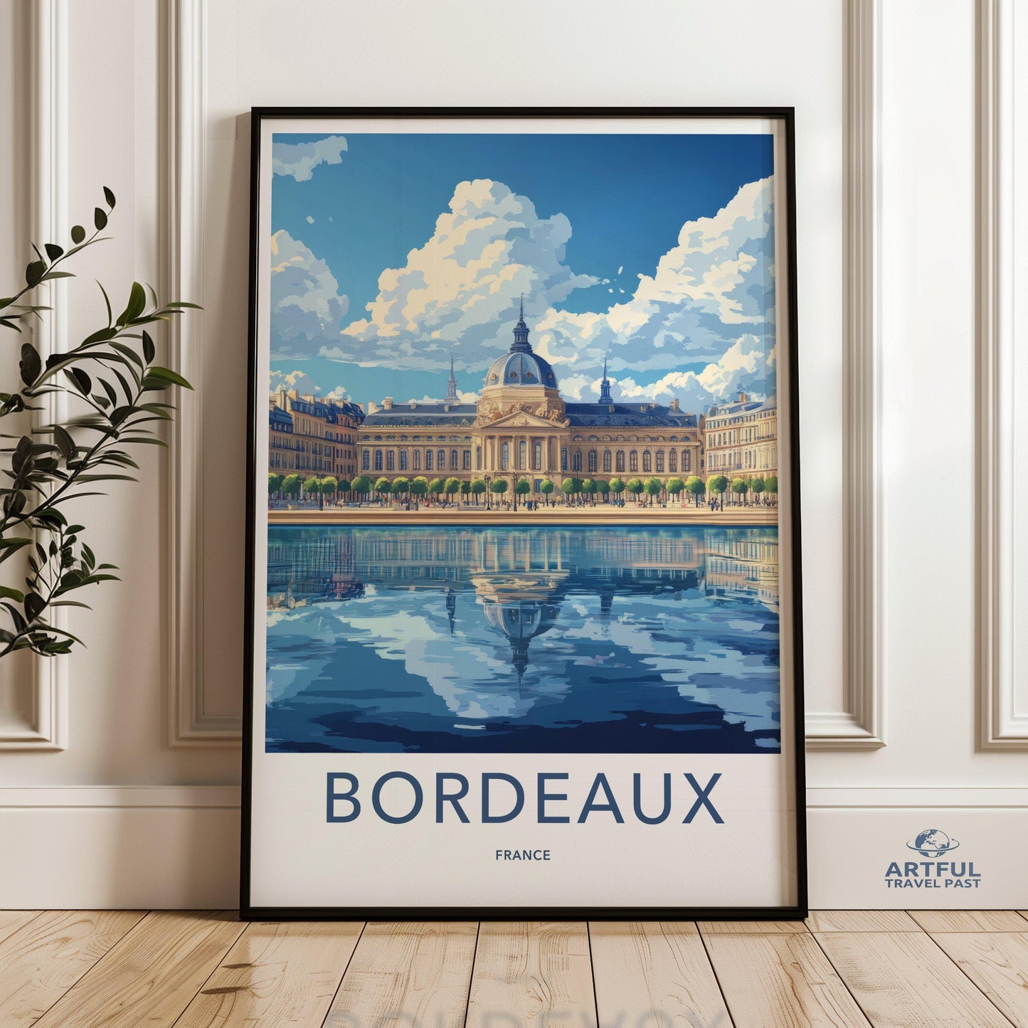 Bordeaux Poster - France Wall Art