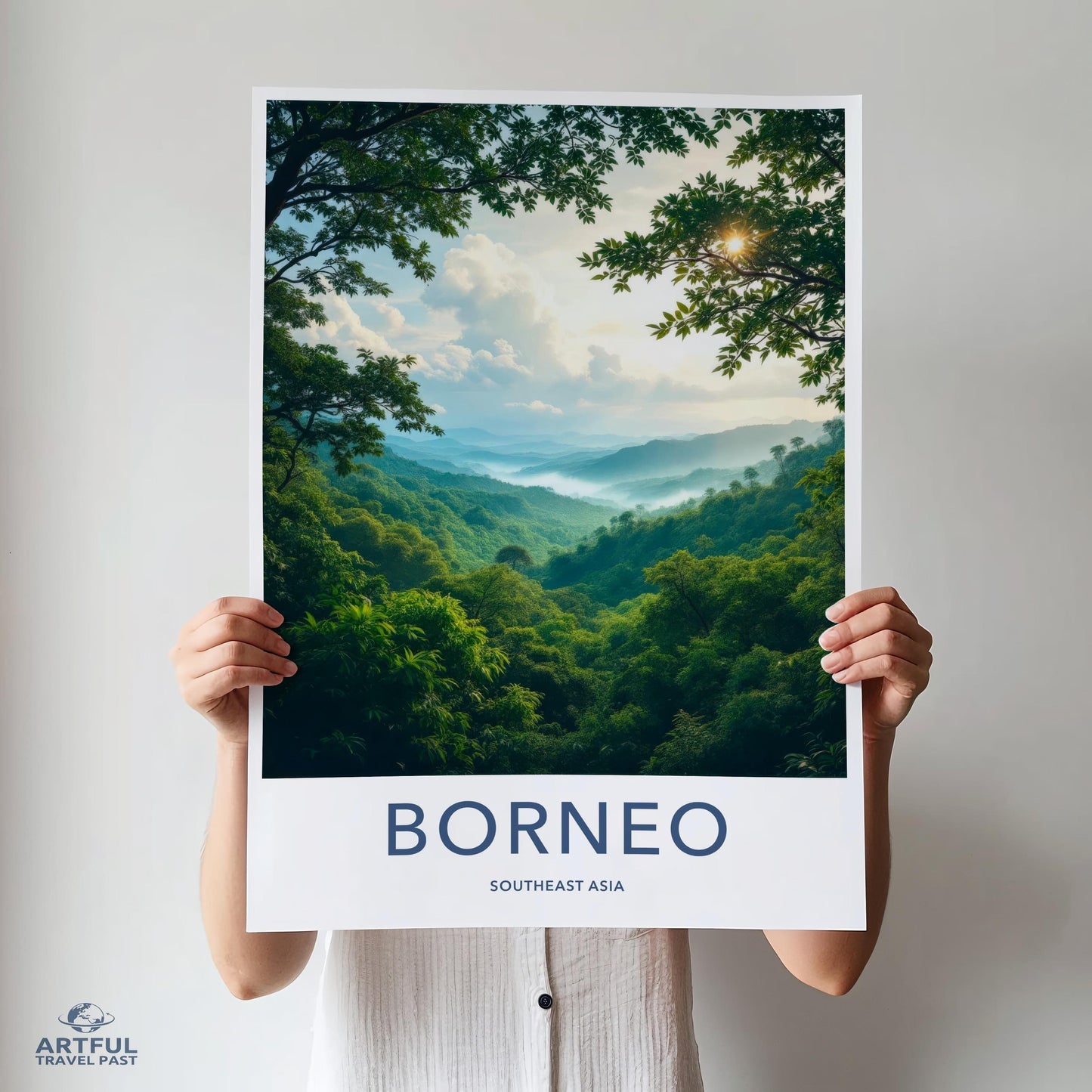 Borneo Poster - Malaysia Wall Art
