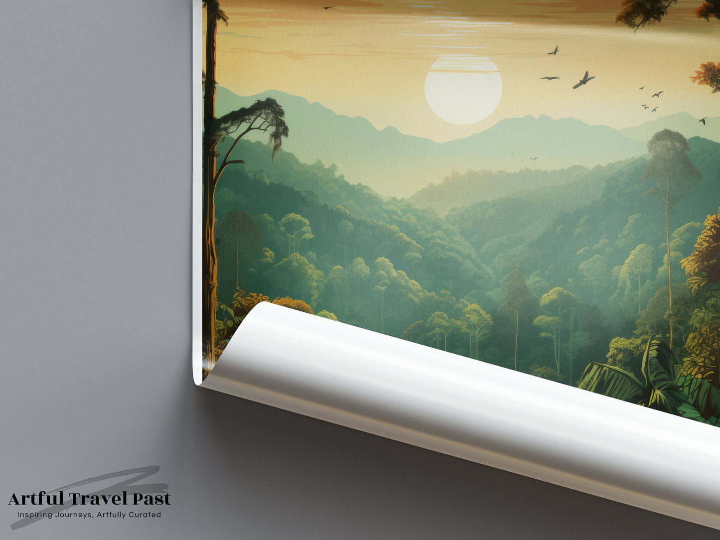 Borneo Rainforest Poster | Malaysia Wall Art