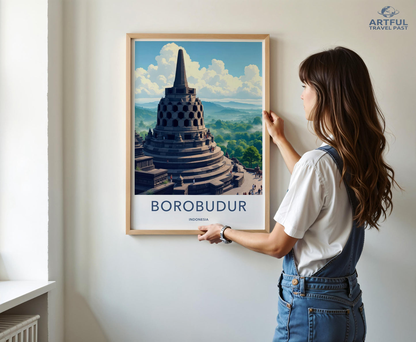 Borobudur Poster - Indonesia Wall Art