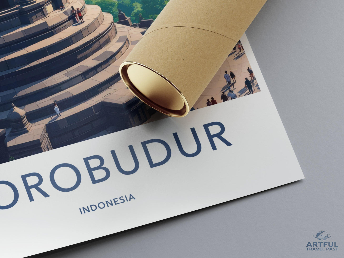 Borobudur Poster - Indonesia Wall Art
