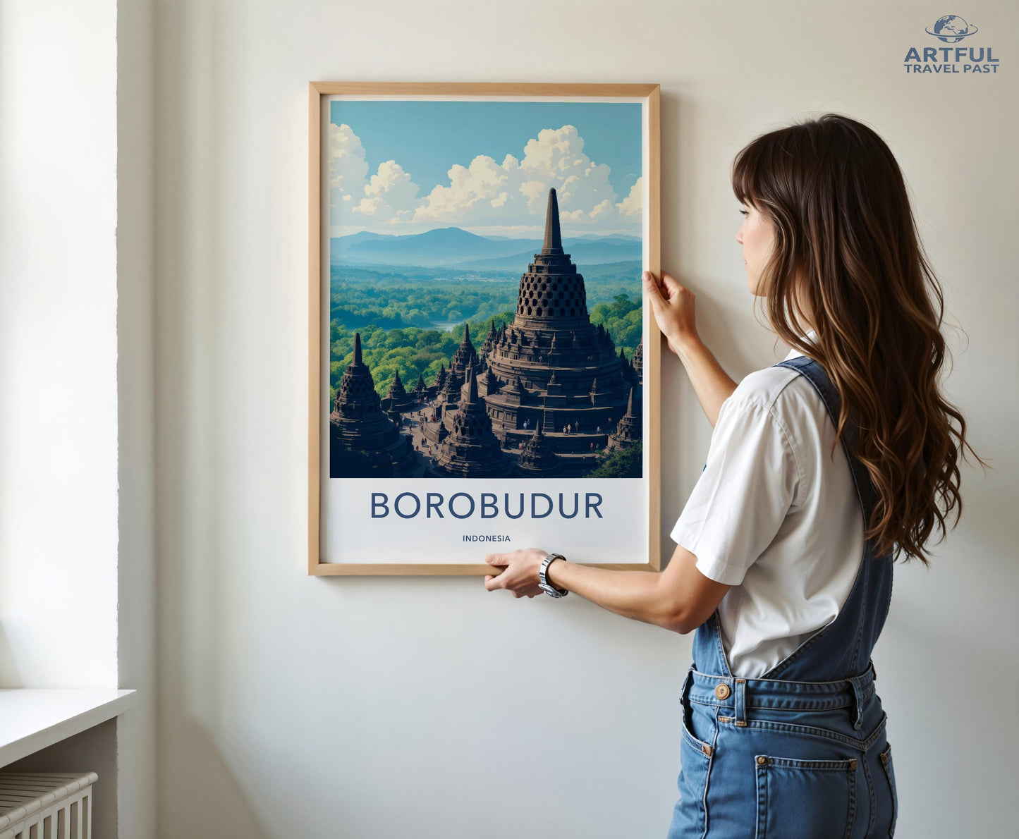 Borobudur Poster - Indonesia Wall Art