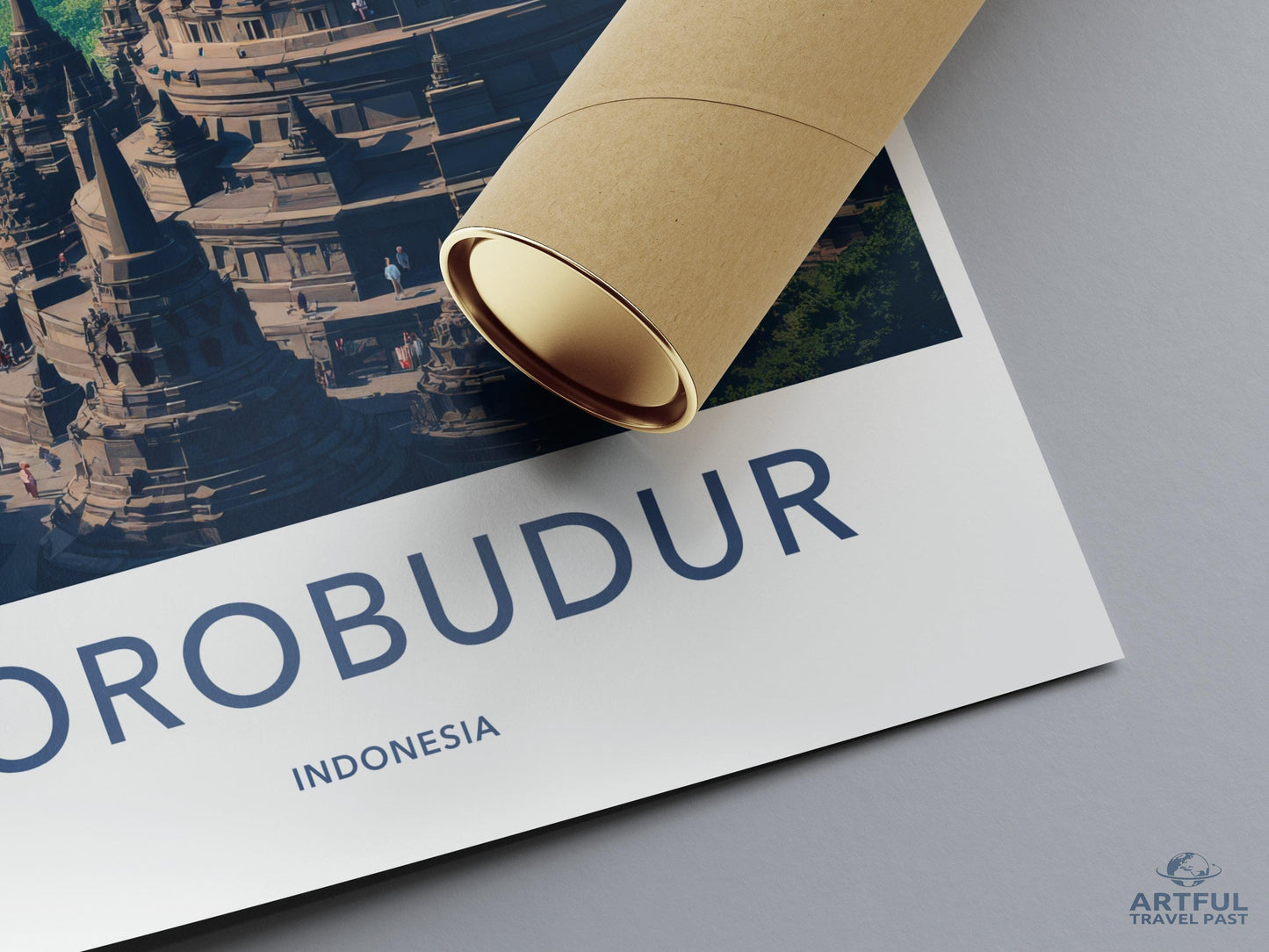 Borobudur Poster - Indonesia Wall Art