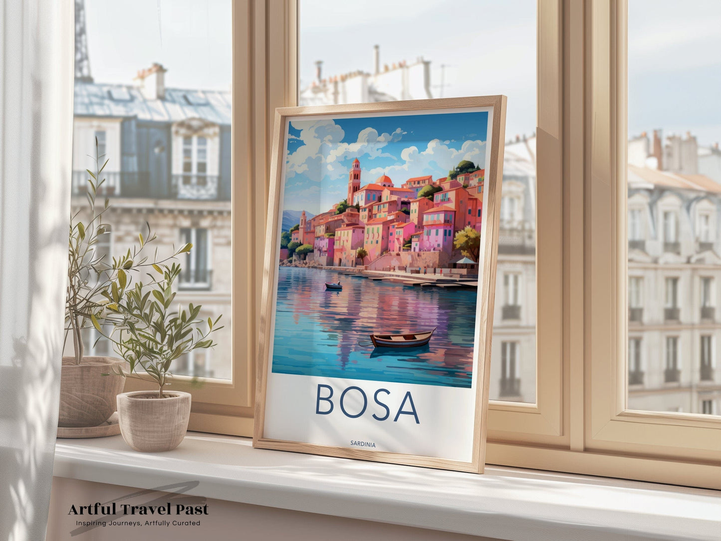 Bosa Poster - Sardinia Wall Art