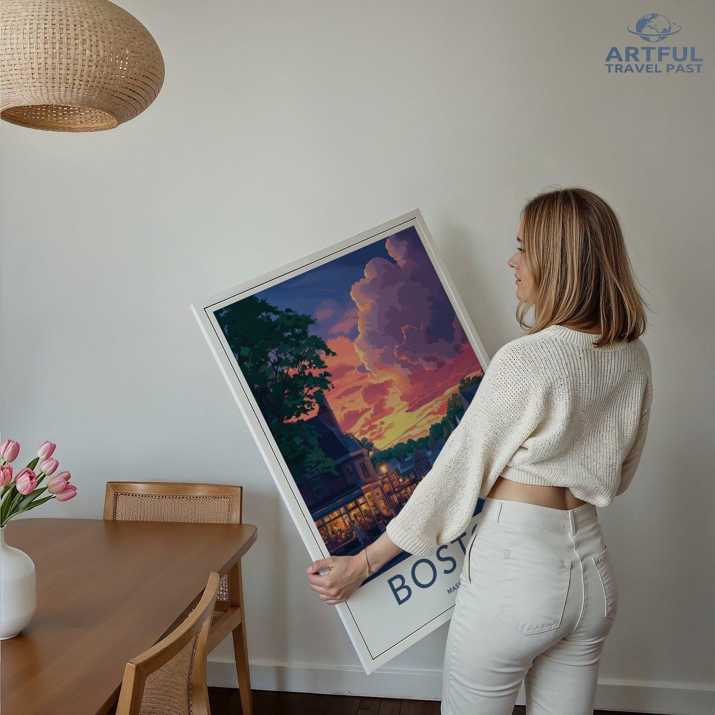 Boston Poster - Massachusetts Wall Art