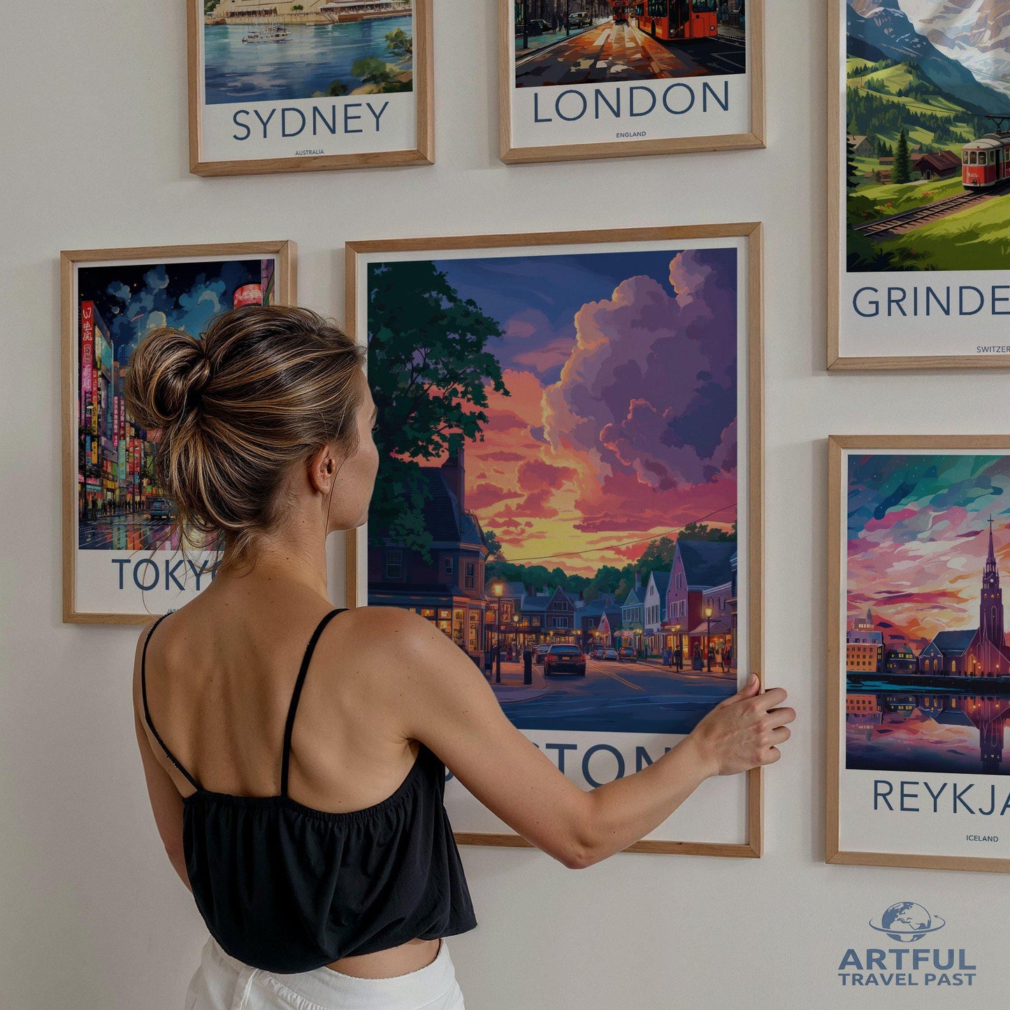 Boston Poster - Massachusetts Wall Art