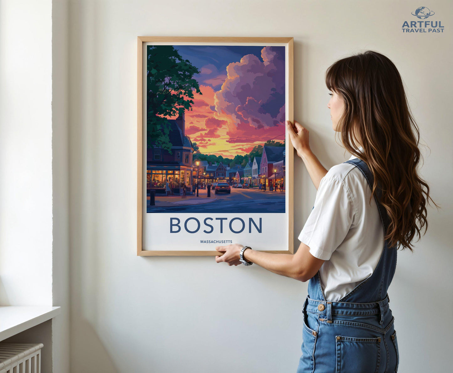 Boston Poster - Massachusetts Wall Art