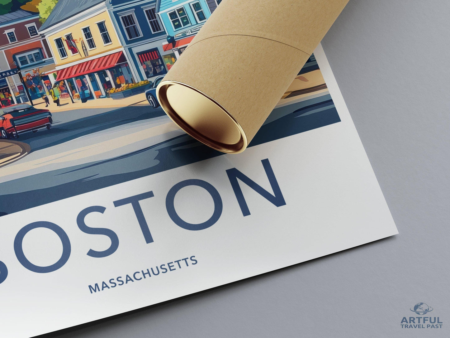 Boston Poster - Massachusetts Wall Art