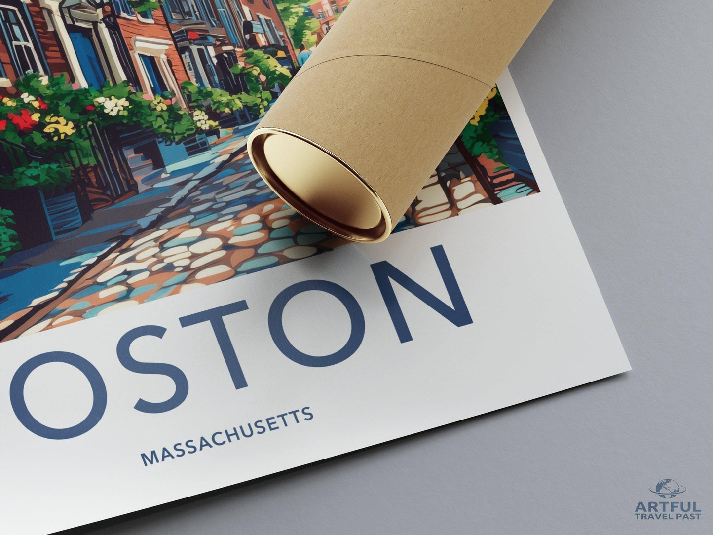 Boston Poster - Massachusetts Wall Art