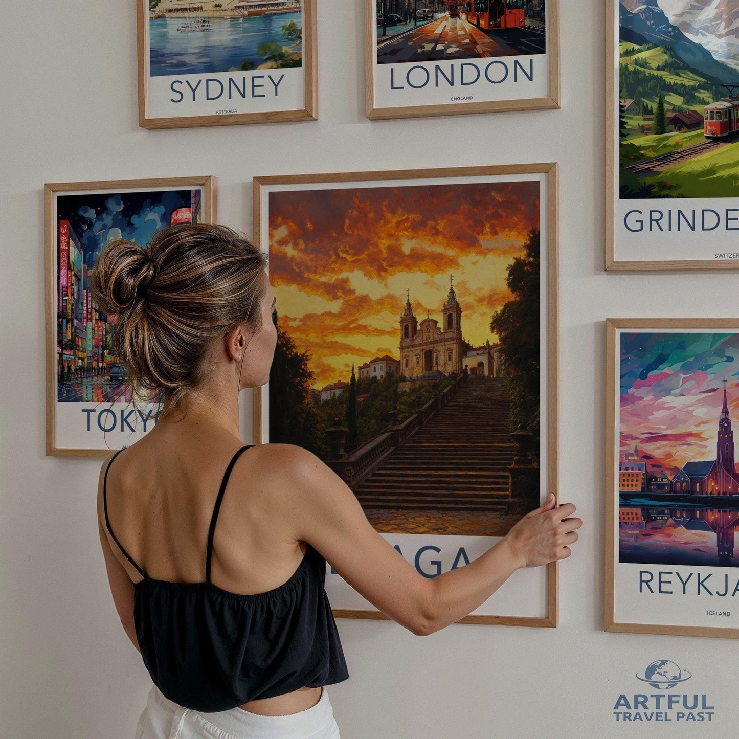 Braga Poster | Portugal Wall Art | Europe Decor