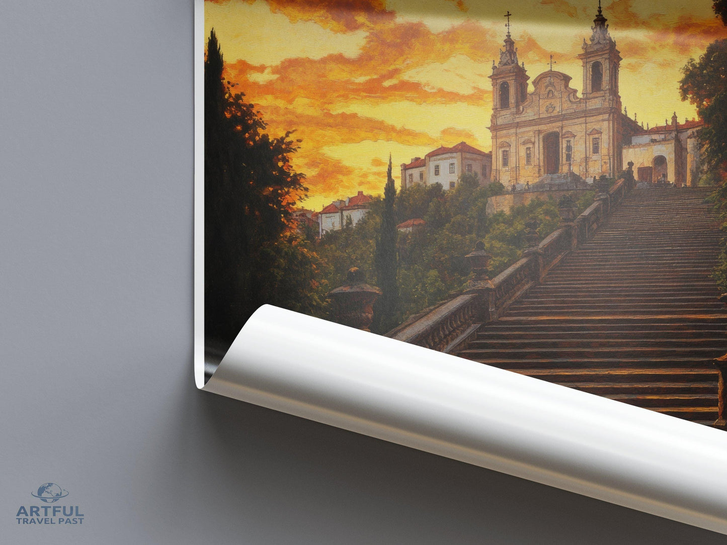Braga Poster | Portugal Wall Art | Europe Decor