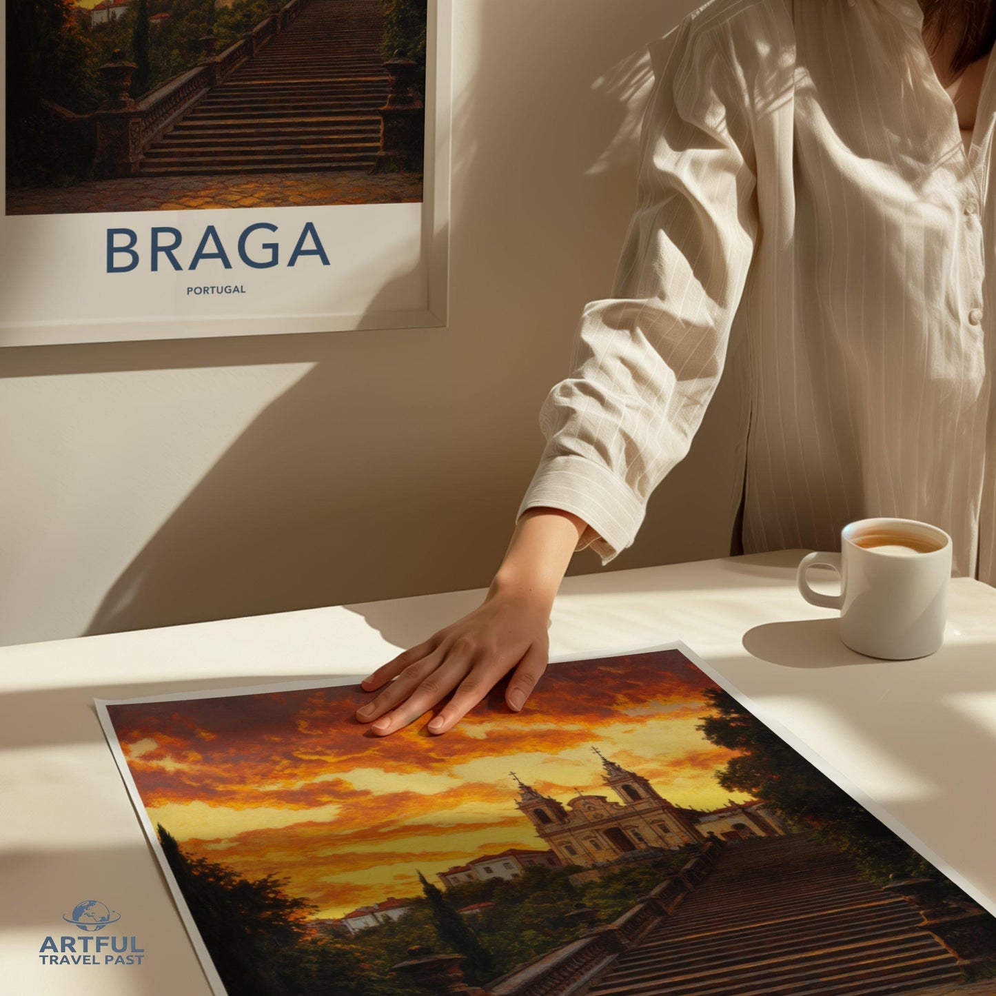 Braga Poster | Portugal Wall Art | Europe Decor