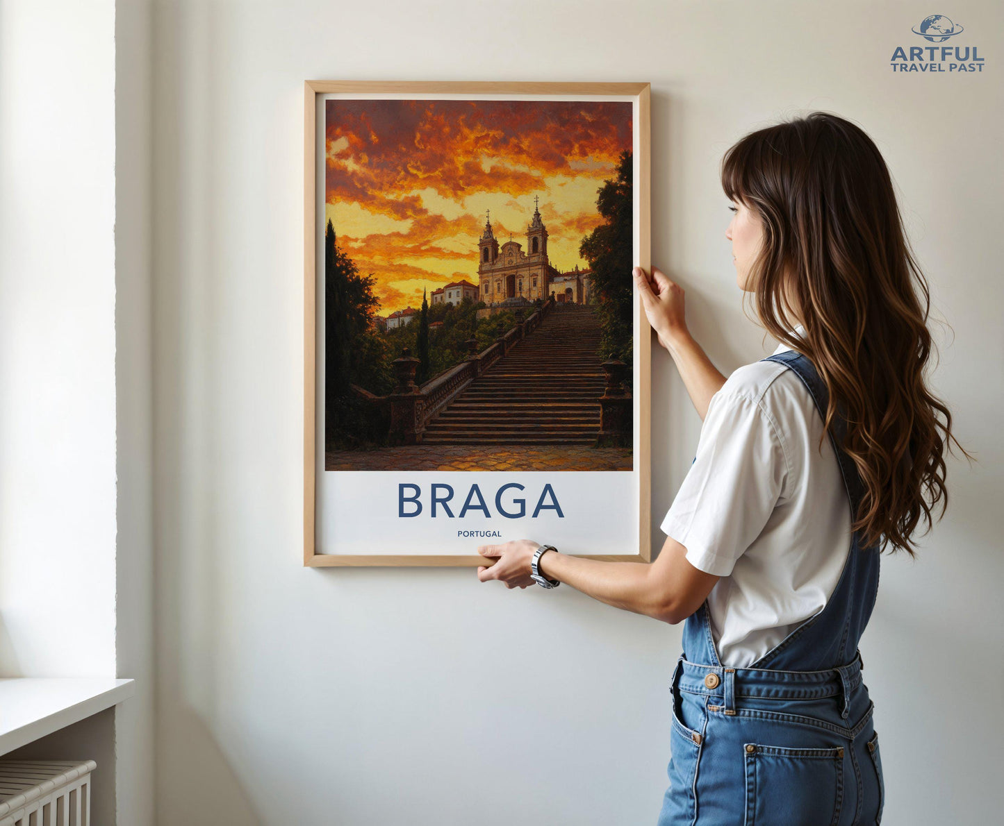 Braga Poster | Portugal Wall Art | Europe Decor