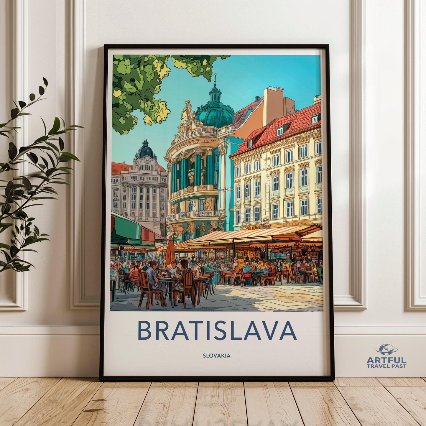 Bratislava Poster - Slovakia Wall Art
