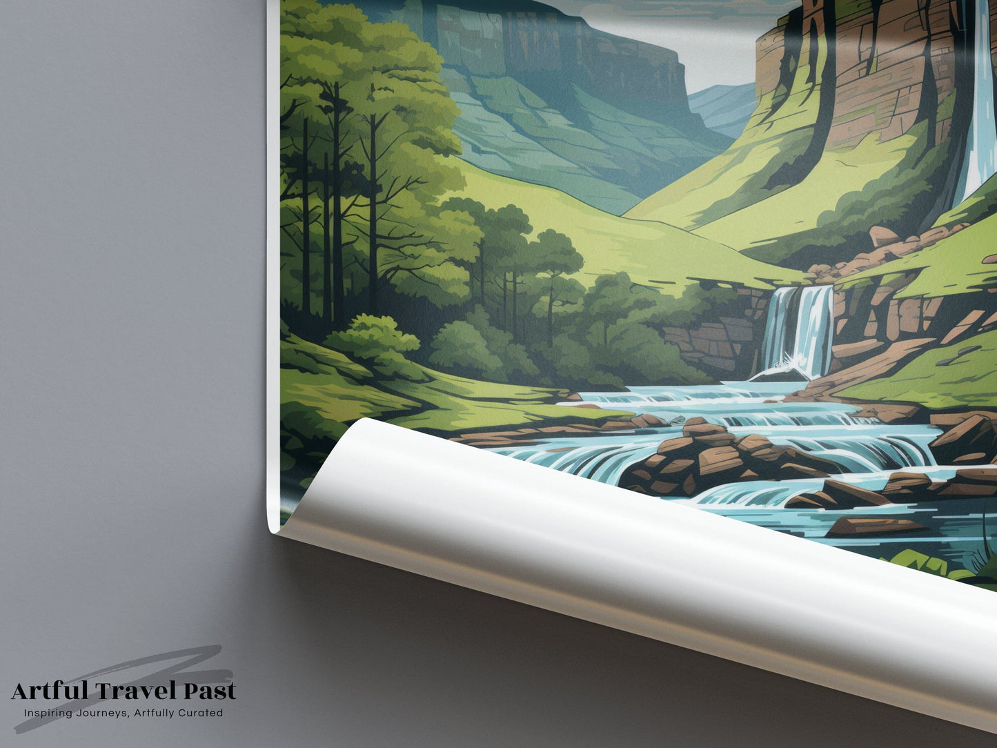 Brecon Beacons Poster | Wales Wall Art | UK Decor
