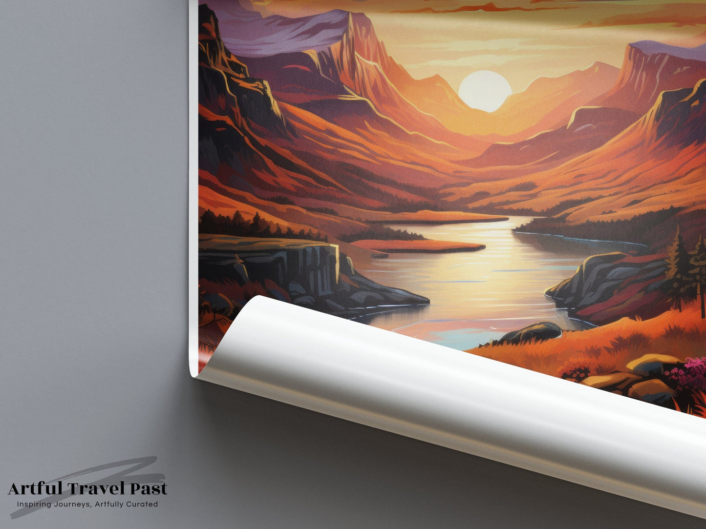 Brecon Beacons Poster | Wales Wall Art | UK Decor