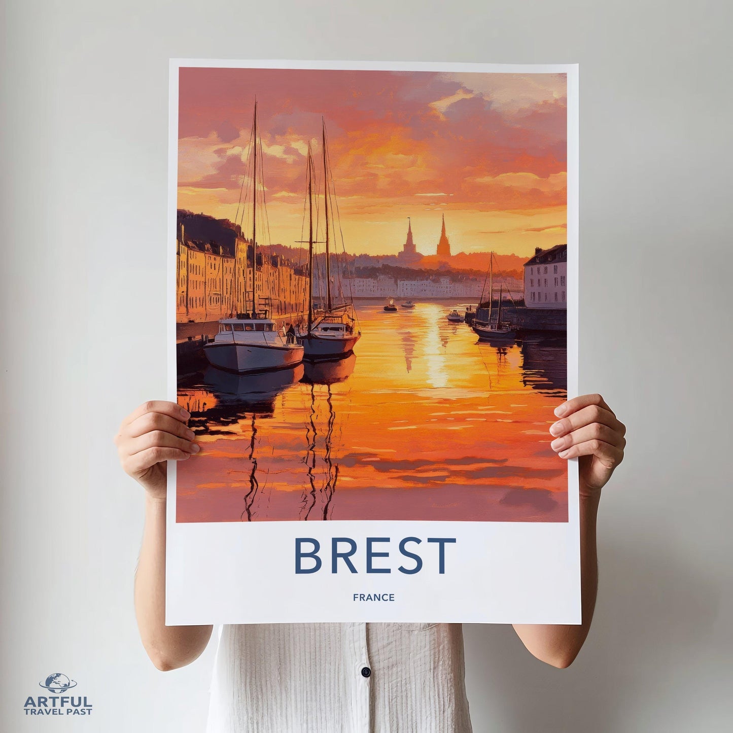 Brest Poster - France Wall Art