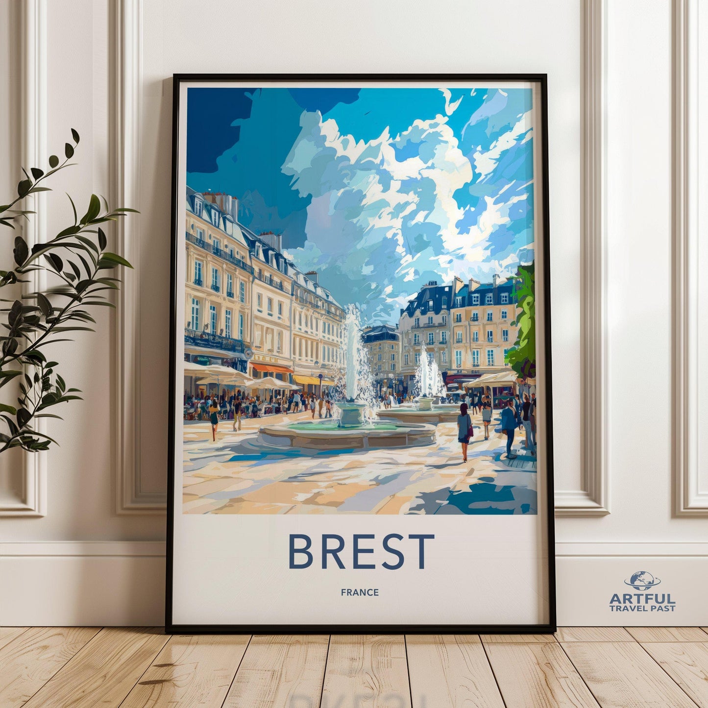 Brest Poster - France Wall Art