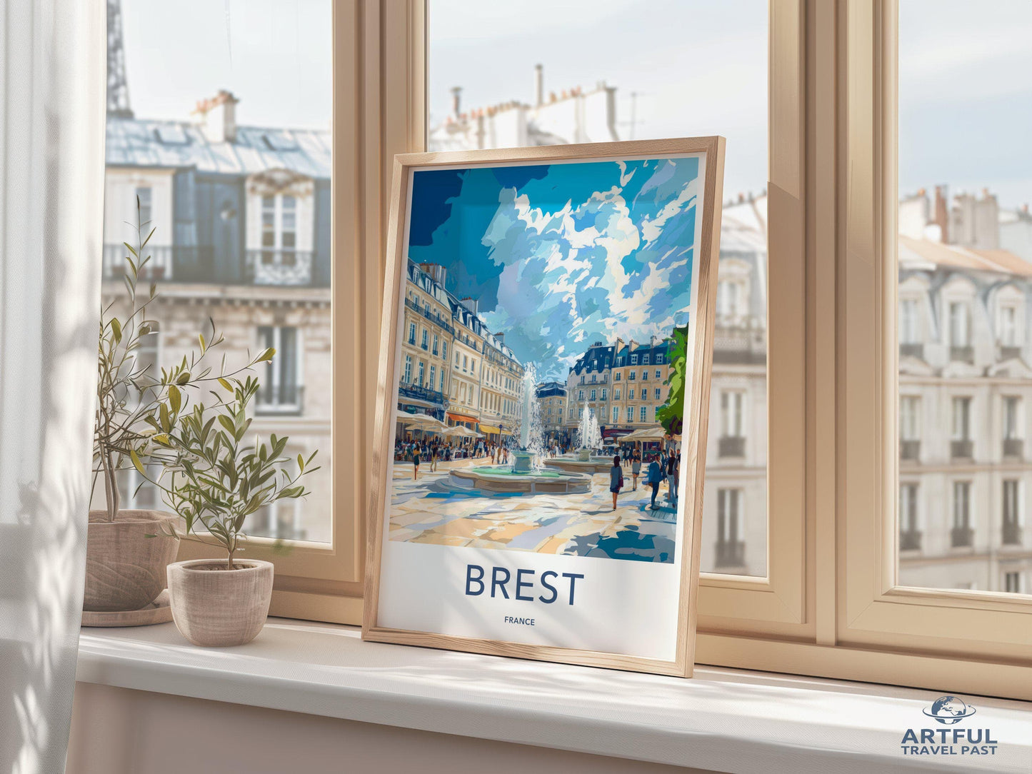 Brest Poster - France Wall Art
