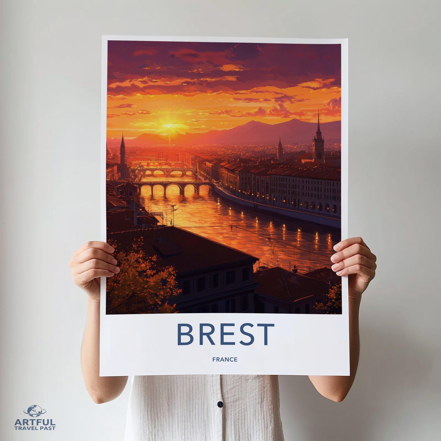 Brest Poster - France Wall Art