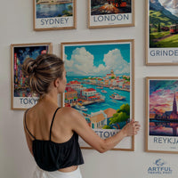 Bridgetown Poster - Barbados Wall Art