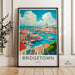 Bridgetown Poster - Barbados Wall Art