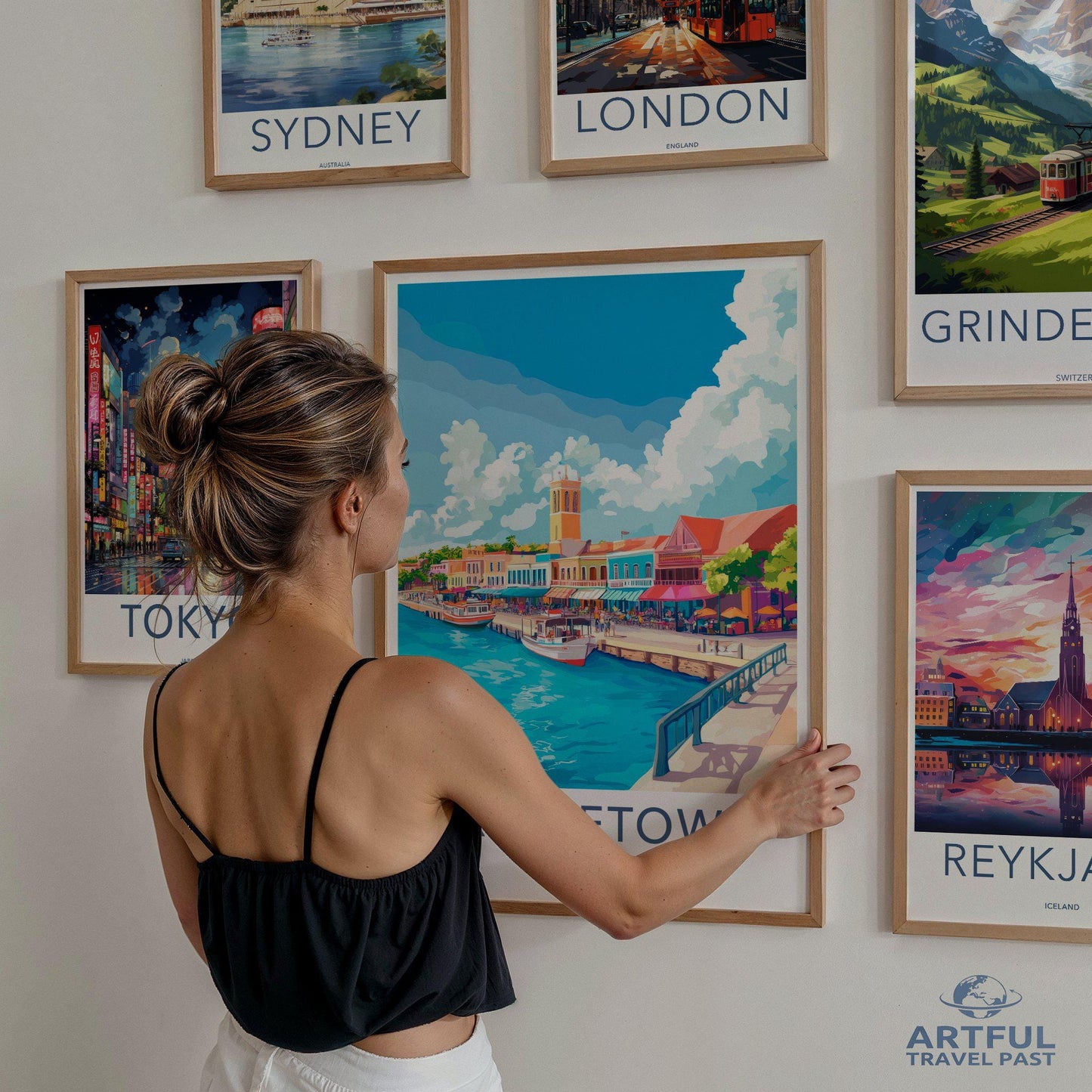 Bridgetown Poster - Barbados Wall Art