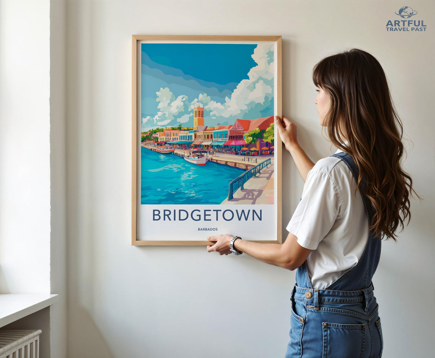 Bridgetown Poster - Barbados Wall Art