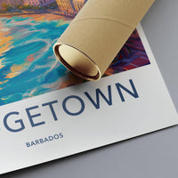 Bridgetown Poster - Barbados Wall Art