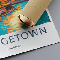 Bridgetown Poster - Barbados Wall Art