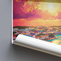 Bridgetown Poster - Barbados Wall Art