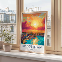 Bridgetown Poster - Barbados Wall Art