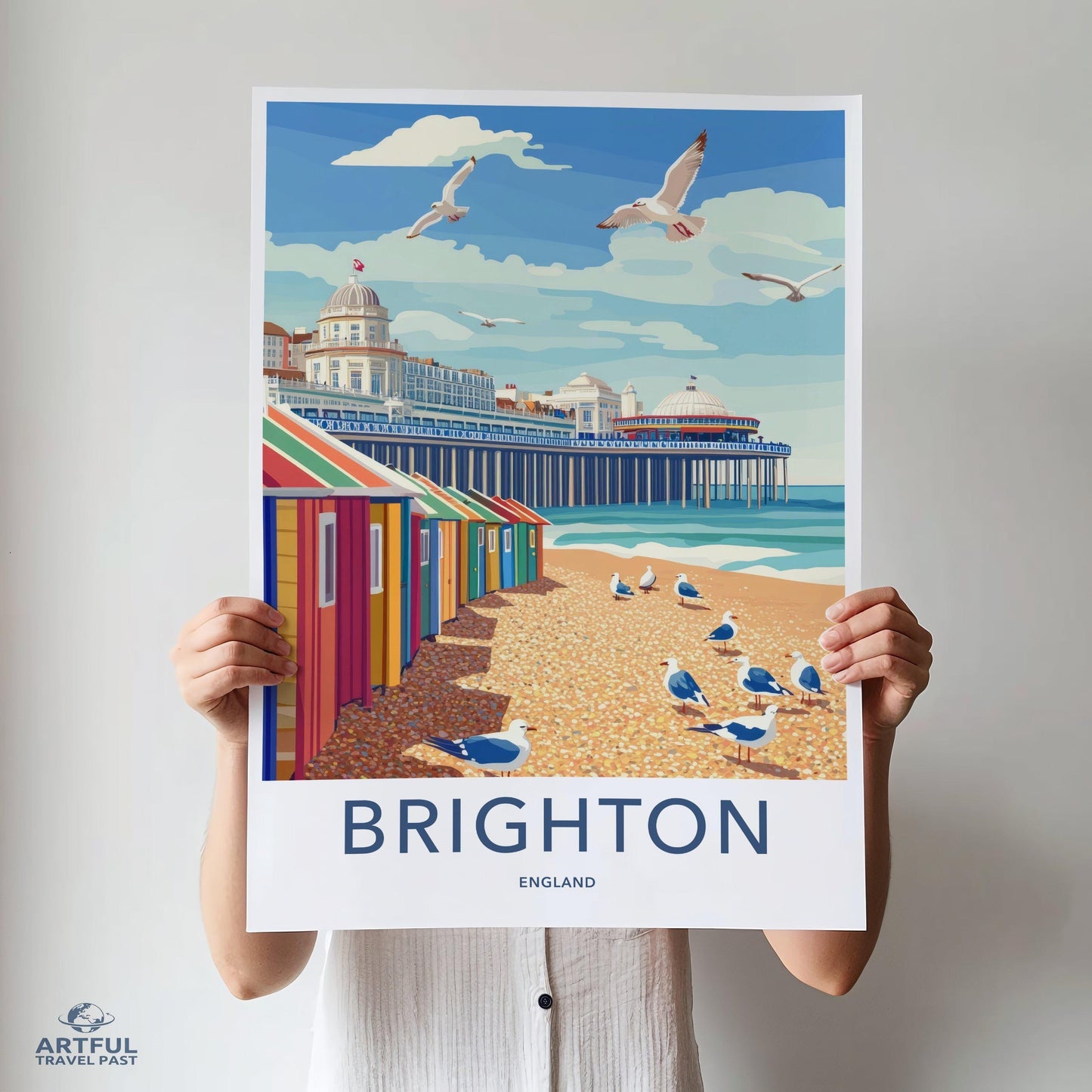 Brighton Poster - England Wall Art