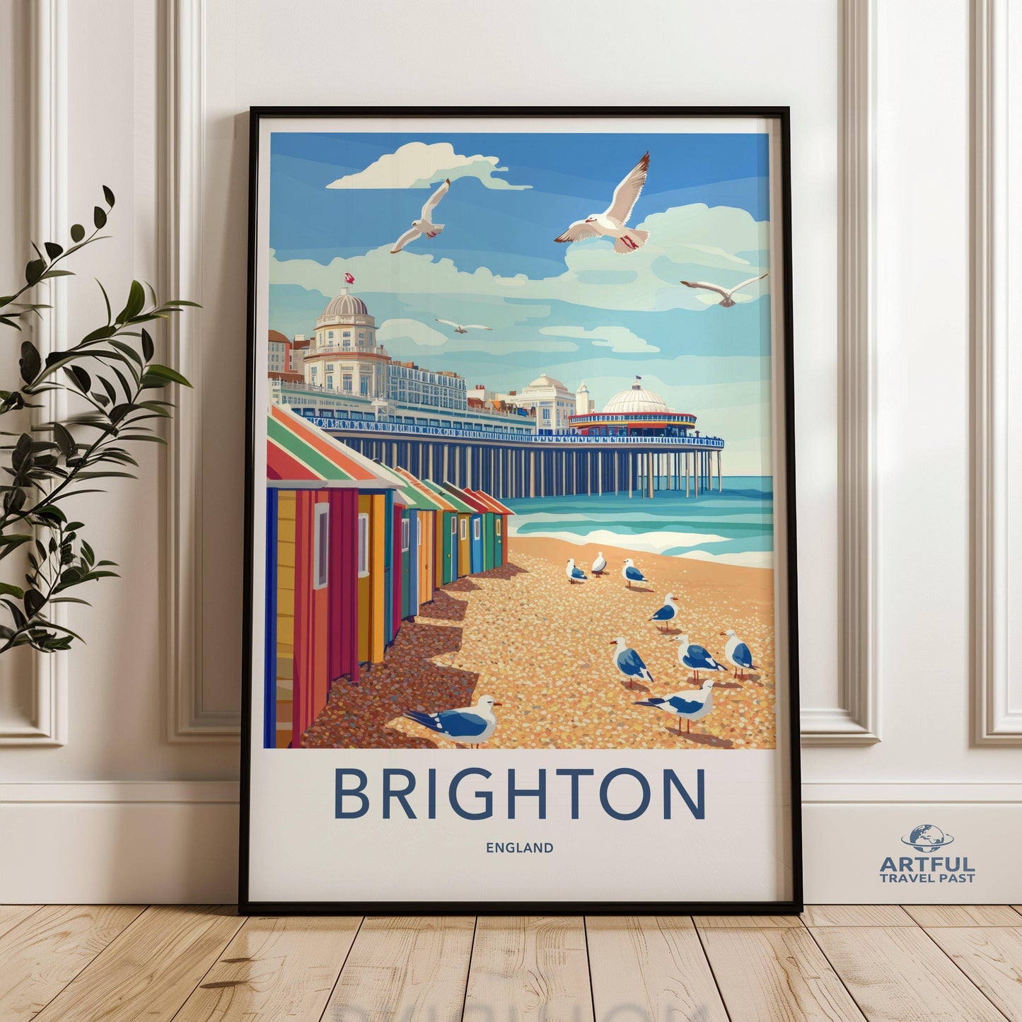 Brighton Poster - England Wall Art