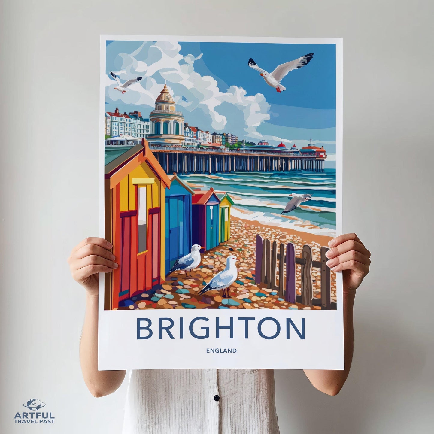 Brighton Poster - England Wall Art