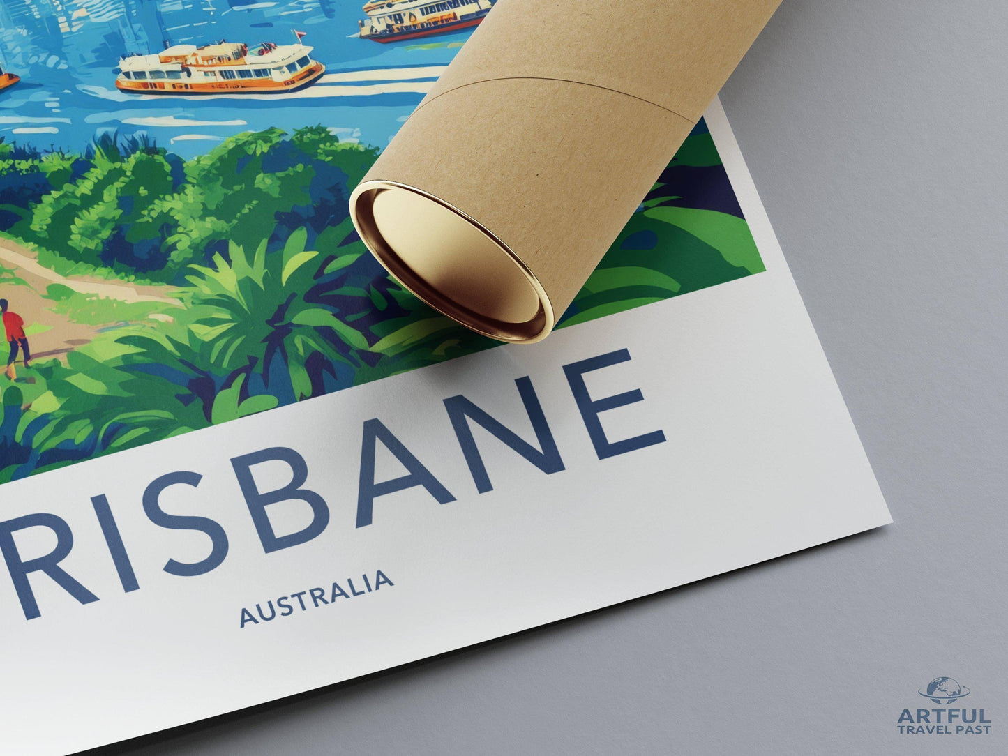 Brisbane Poster - Australia Wall Art