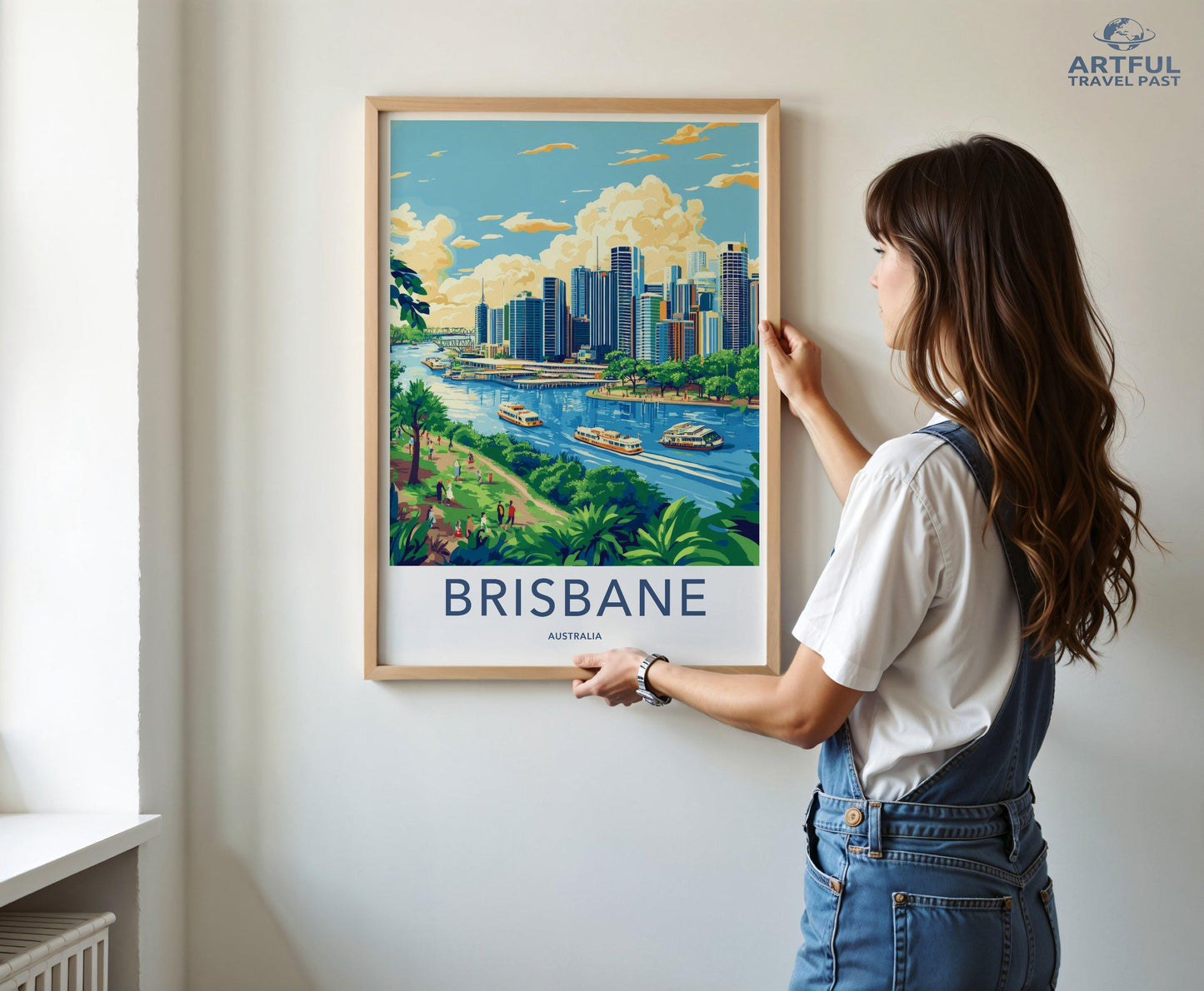 Brisbane Poster - Australia Wall Art