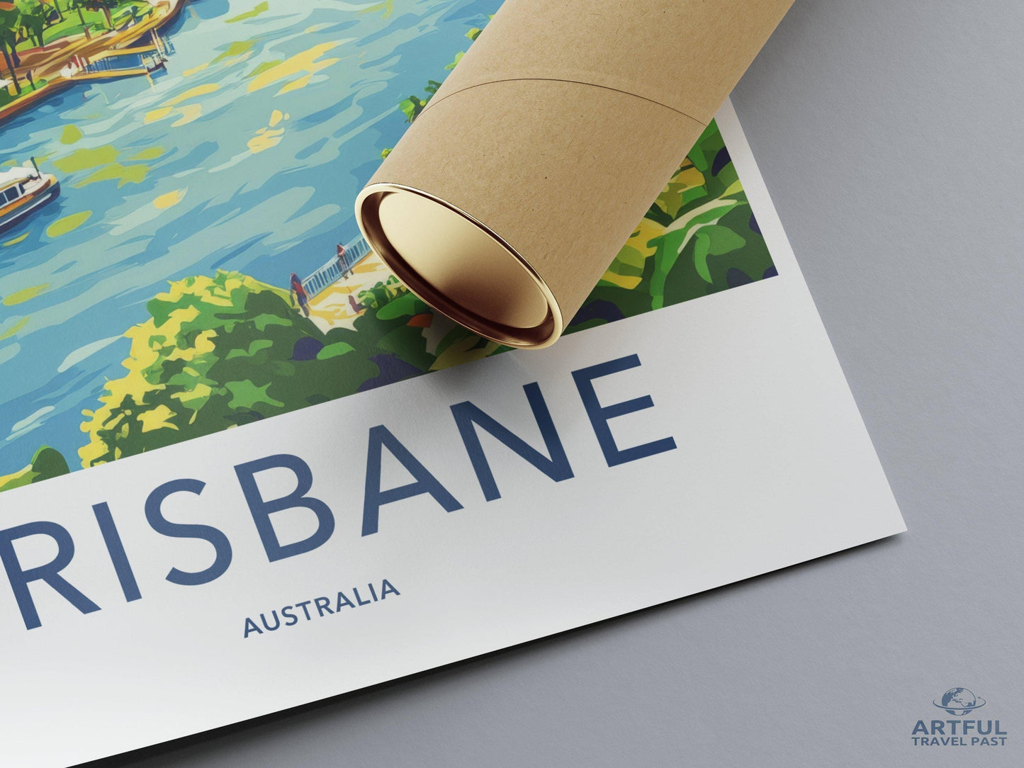 Brisbane Poster - Australia Wall Art
