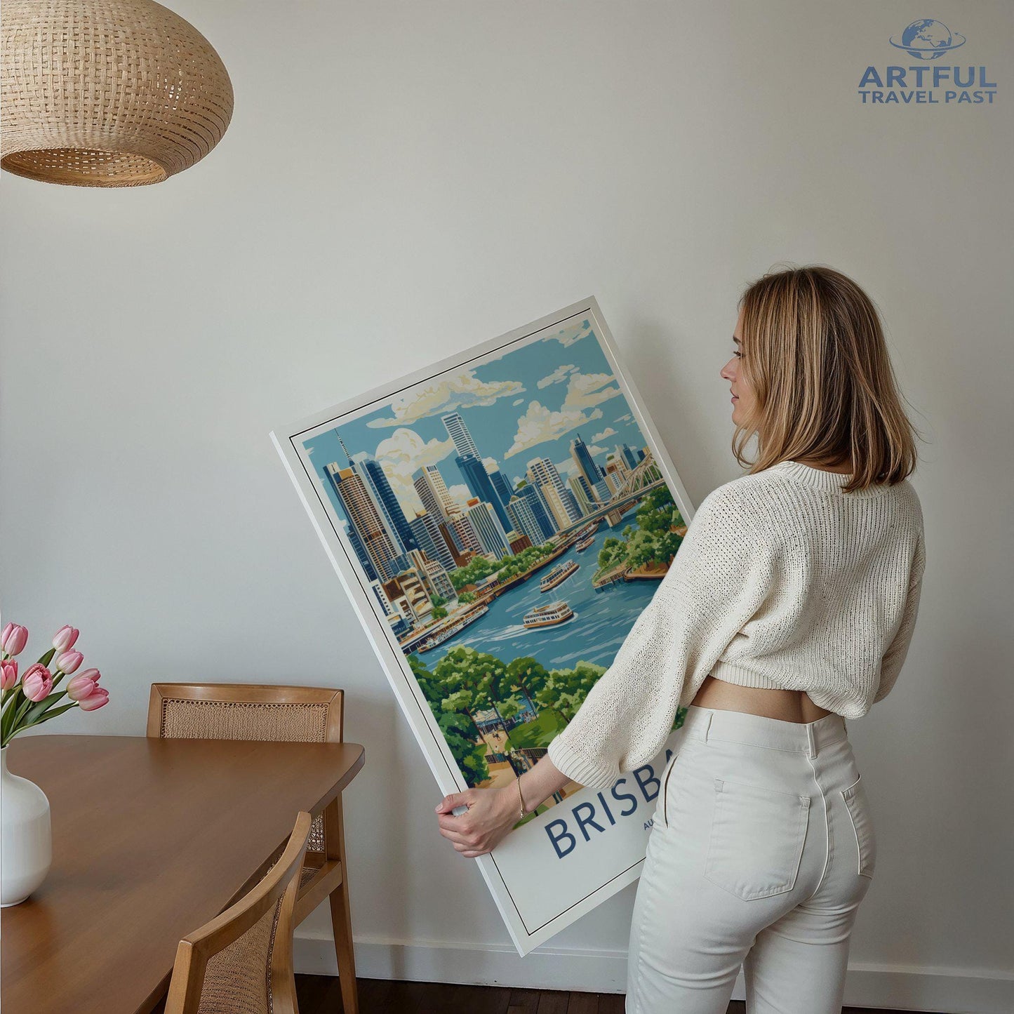 Brisbane Poster - Australia Wall Art