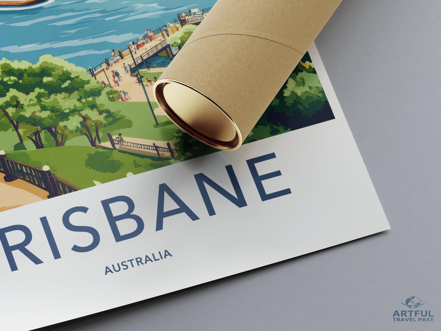 Brisbane Poster - Australia Wall Art