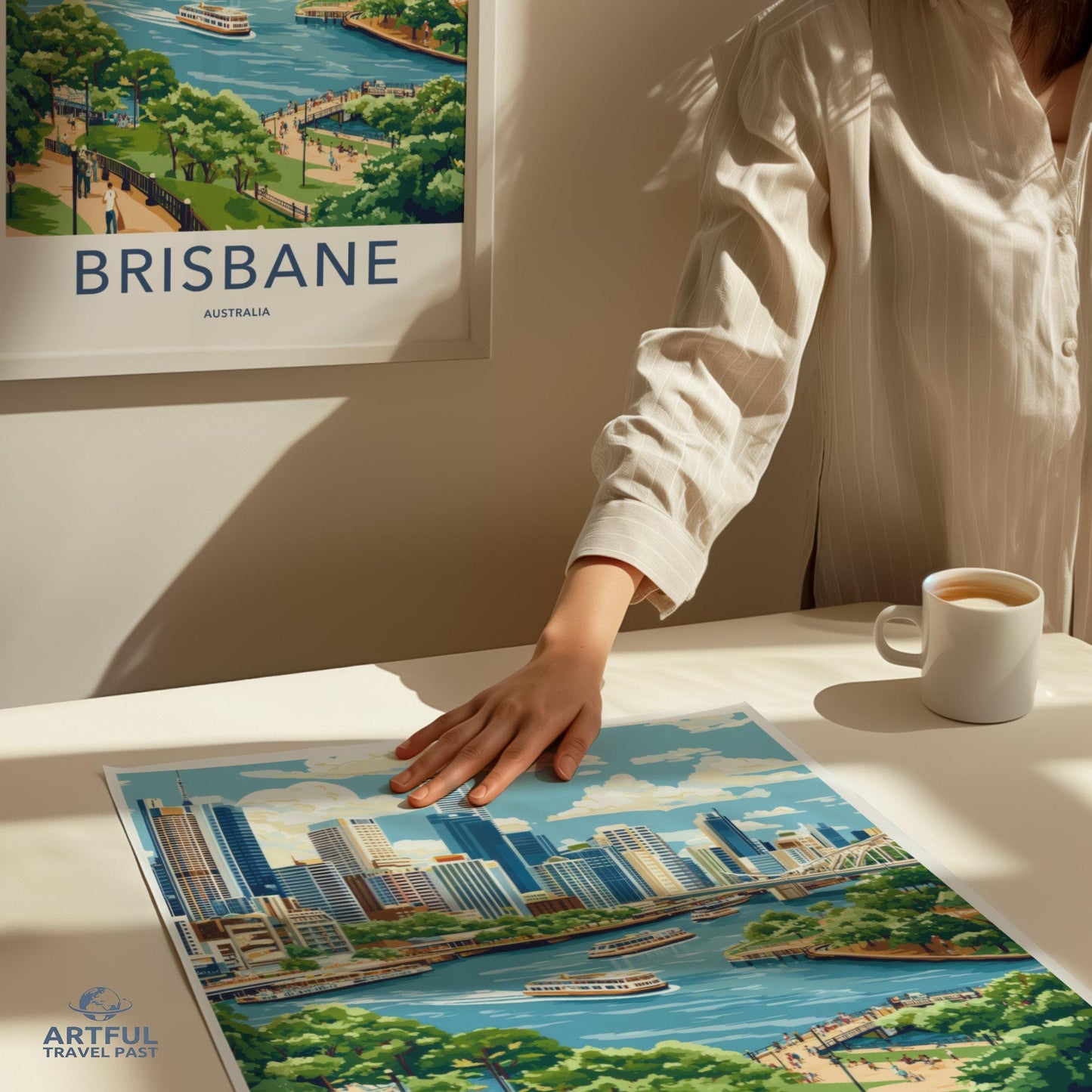 Brisbane Poster - Australia Wall Art