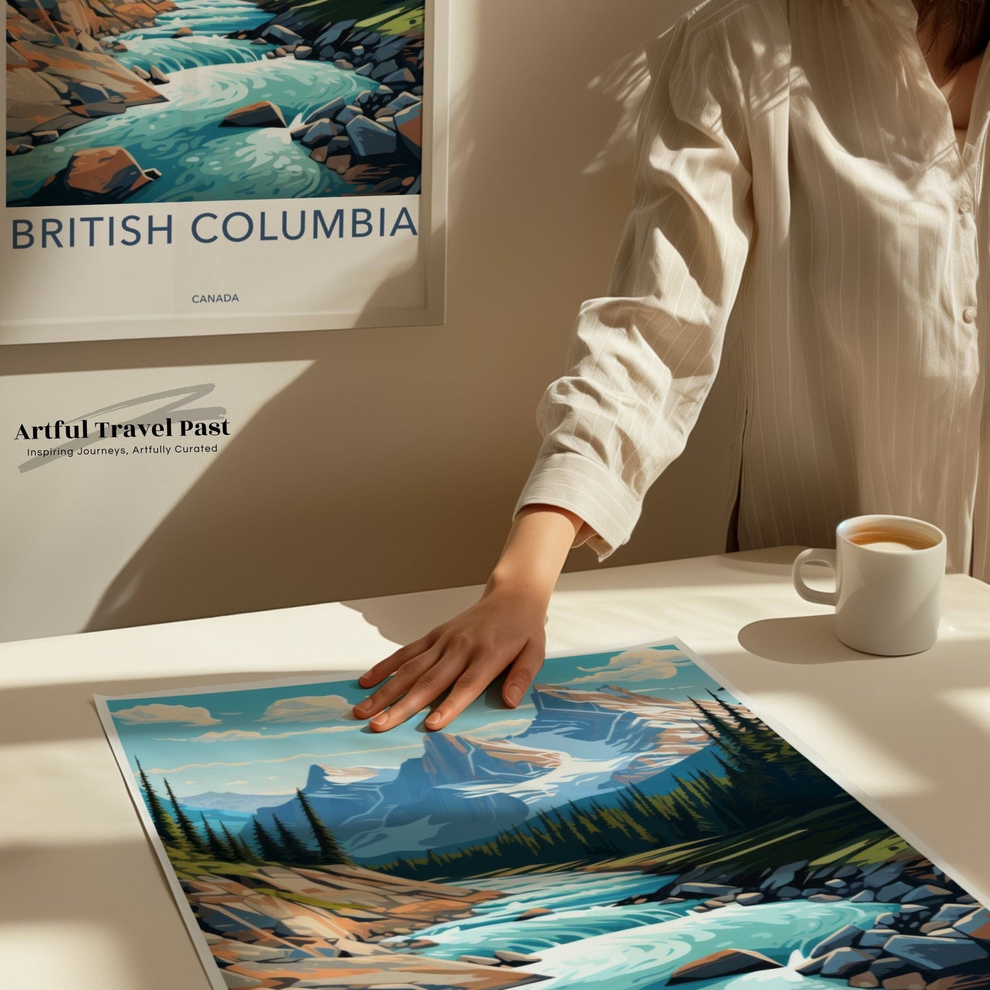 British Columbia Poster | Canada Wall Art | North America Decor