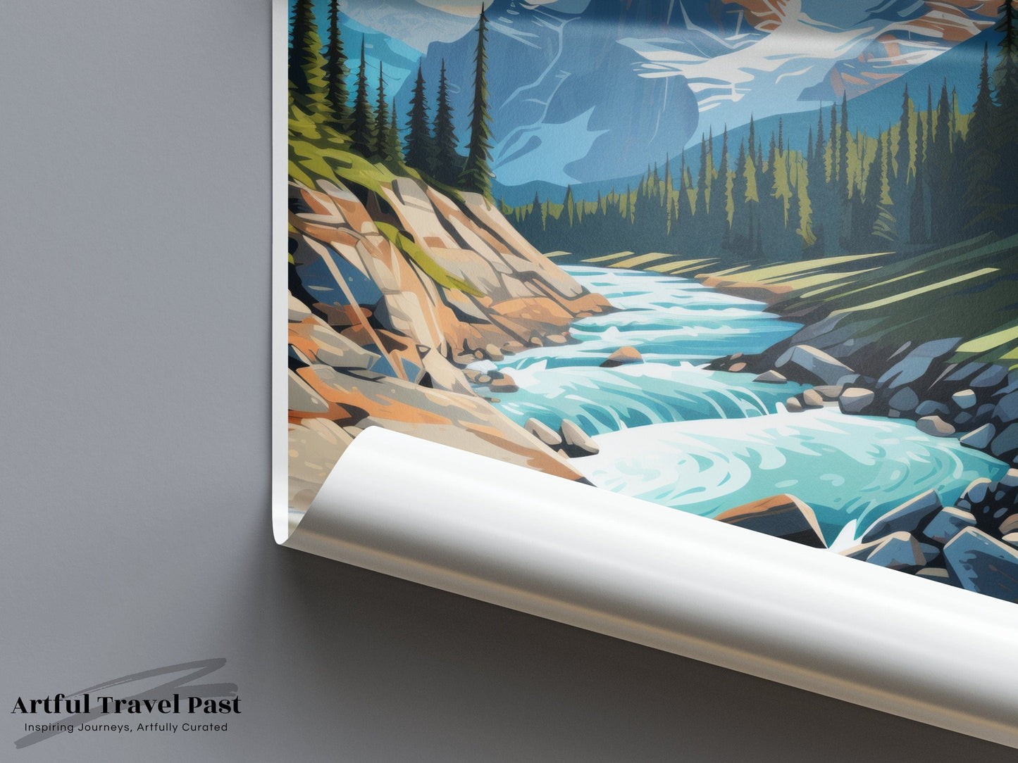 British Columbia Poster | Canada Wall Art | North America Decor
