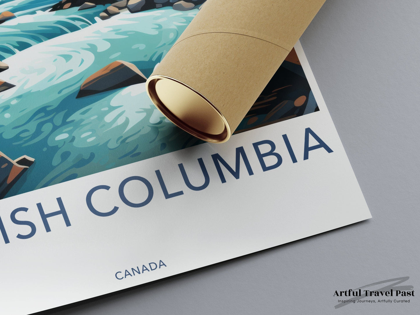 British Columbia Poster | Canada Wall Art | North America Decor