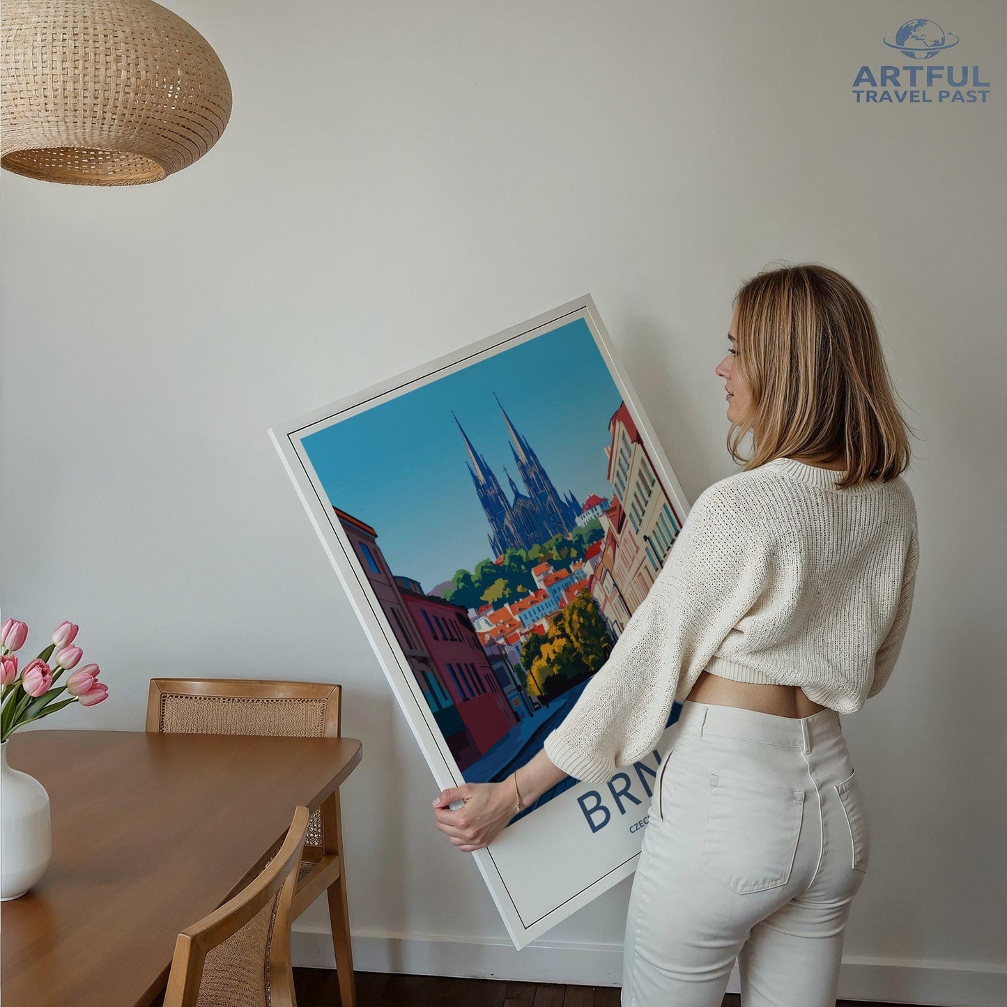 Brno Poster | Czech Republic Wall Art | Eastern Europe Decor