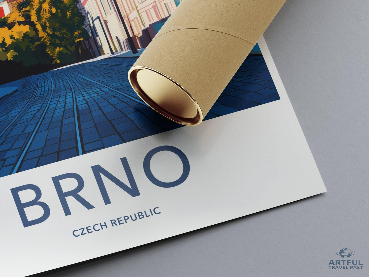 Brno Poster | Czech Republic Wall Art | Eastern Europe Decor
