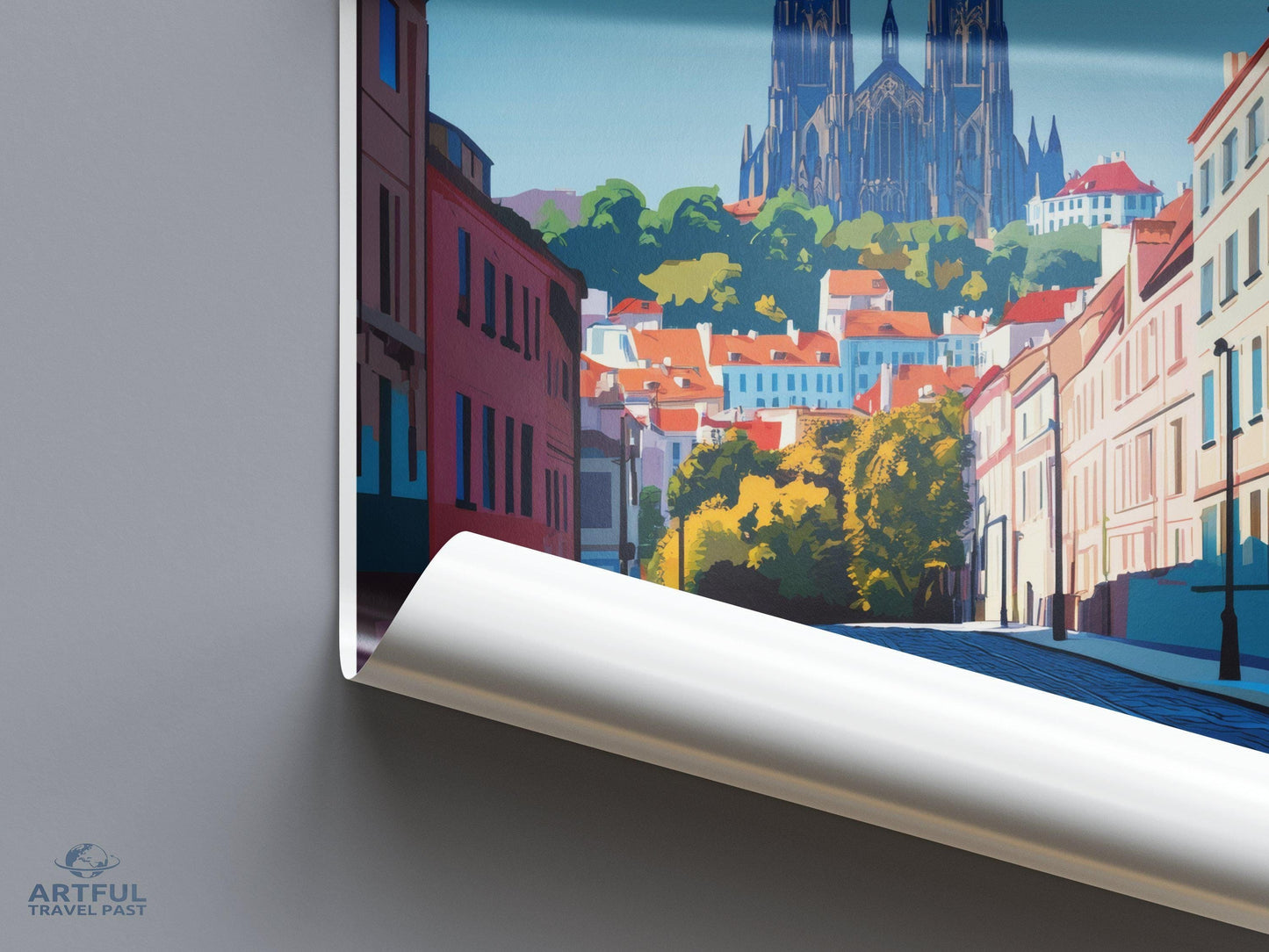Brno Poster | Czech Republic Wall Art | Eastern Europe Decor