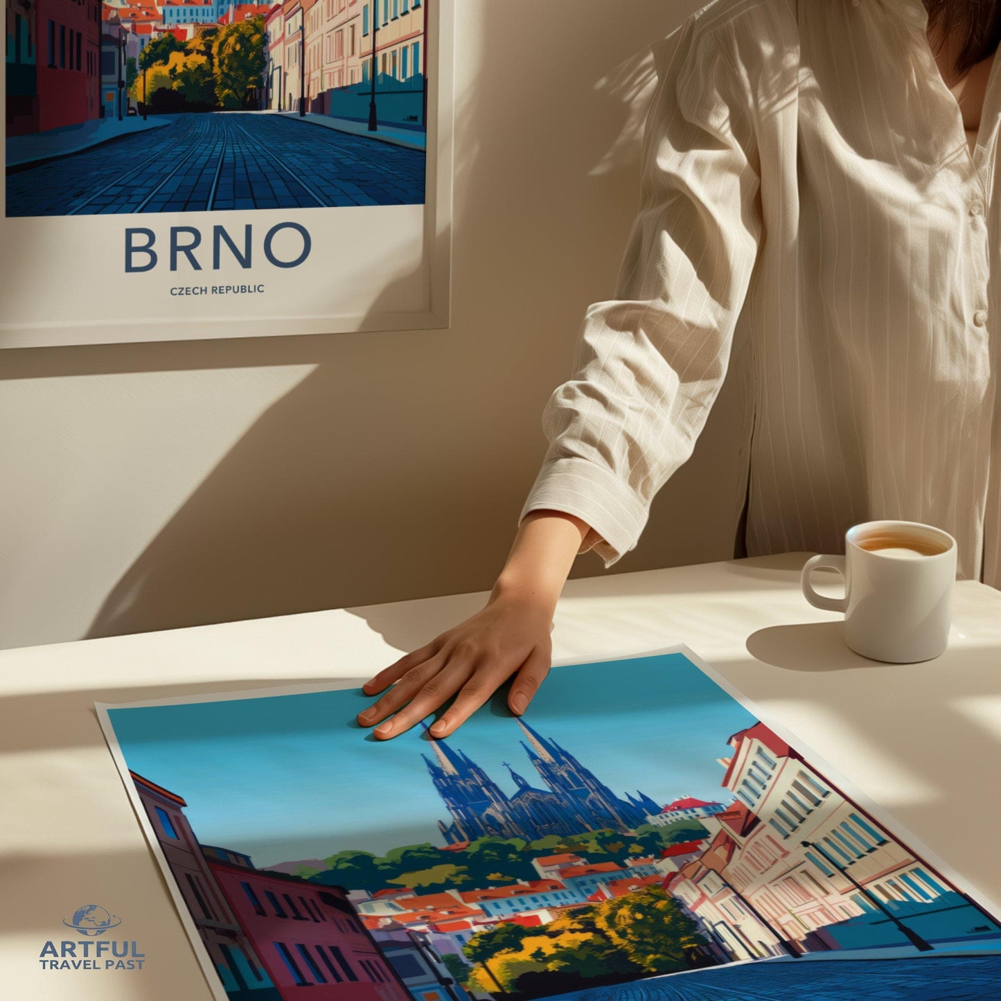 Brno Poster | Czech Republic Wall Art | Eastern Europe Decor